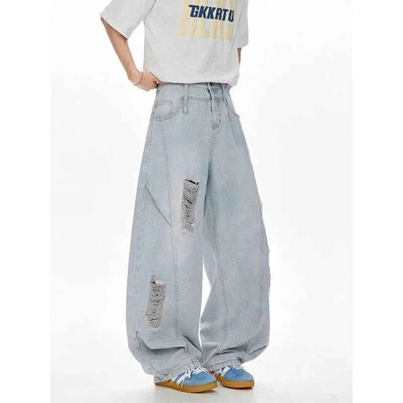Signature Streetwear Oversized 2000s Style Casual Jeans