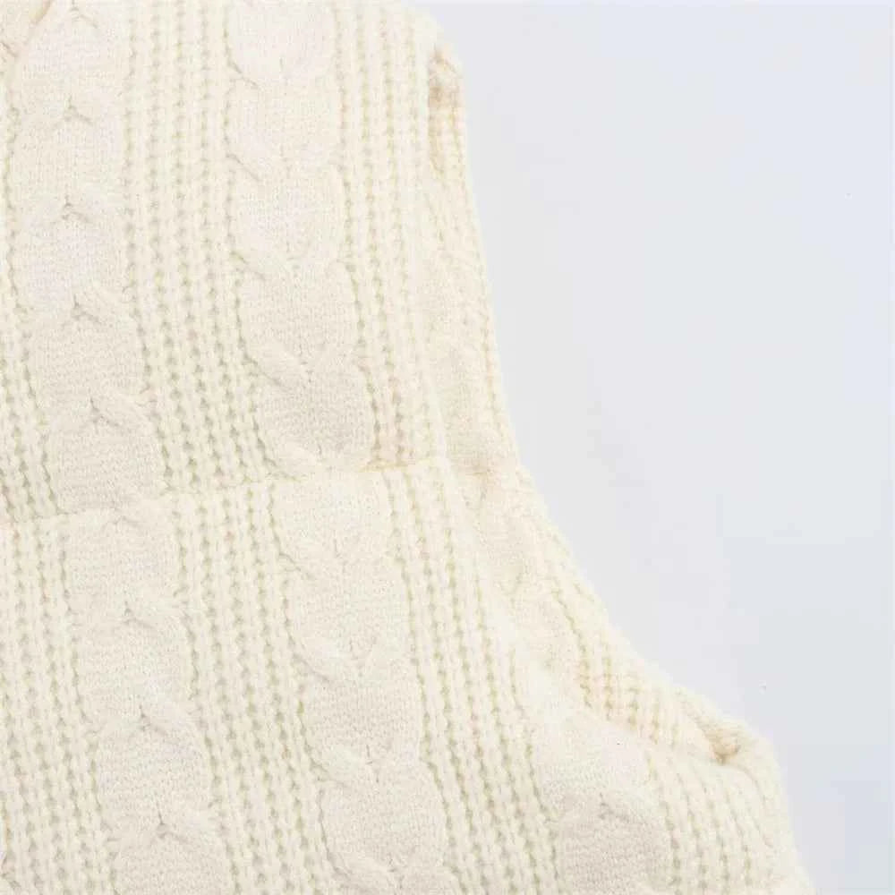 Y2K High-Quality Zipper Puffer Knitted Vest