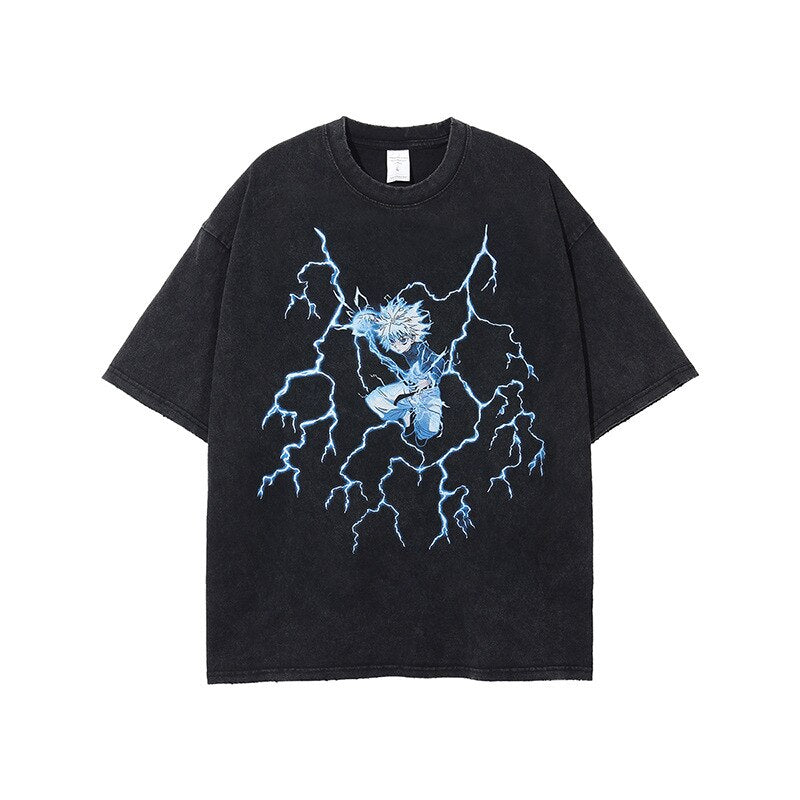 DBZ Blue Lightning Anime T-Shirt