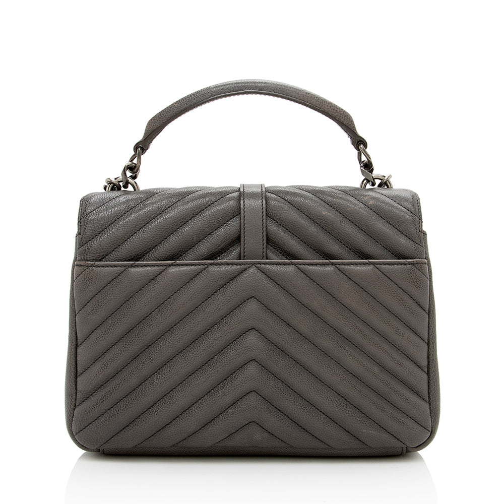 Saint Laurent Matelasse Calfskin Monogram Medium College Shoulder Bag sneakerhypes