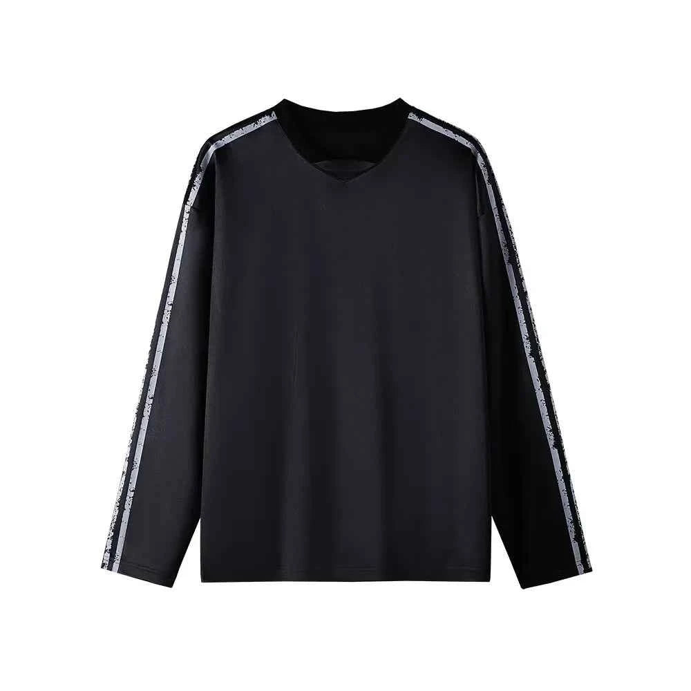 Durable Vintage Hip Hop Stripe Long Sleeve T-Shirt