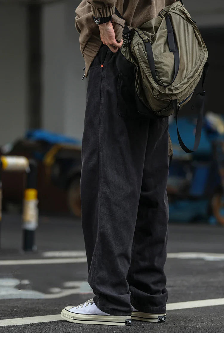 Casual Straight-Leg Trousers