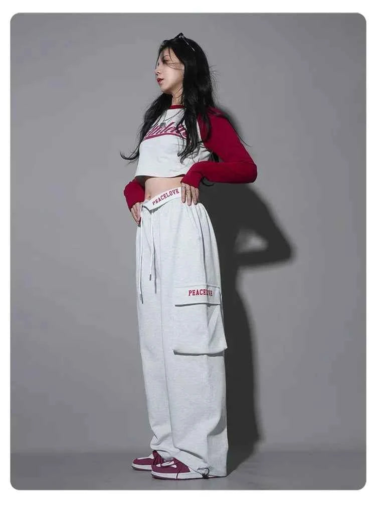 Stylish White Grey Dance Pants