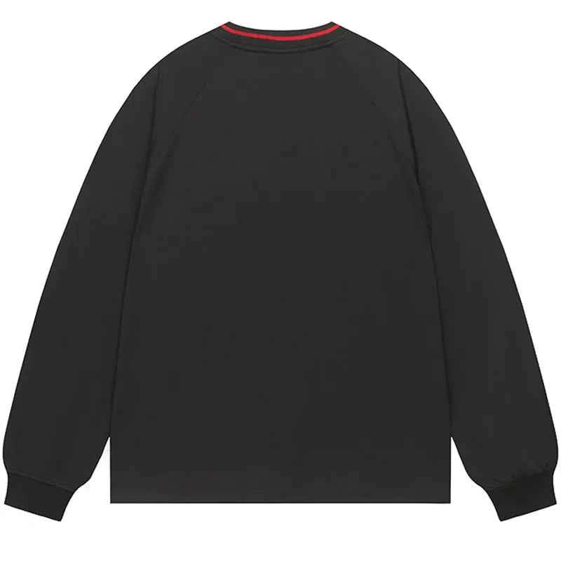 Chic Graphic Print Racing Sports Long Sleeve T-Shirt