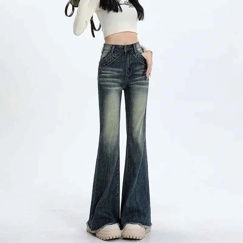 Slimming High Waist Blue Skinny Jeans