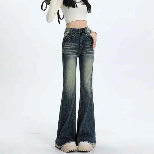 Slimming High Waist Blue Skinny Jeans