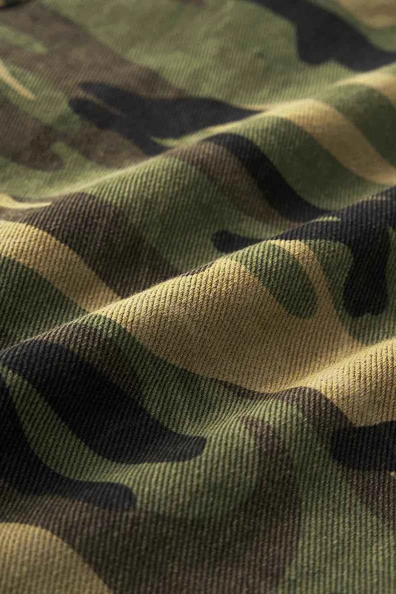 Trendy Jungle Camo Cargo Jorts