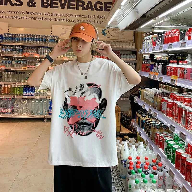 Vintage Summer Cotton Genshin Impact T-Shirt
