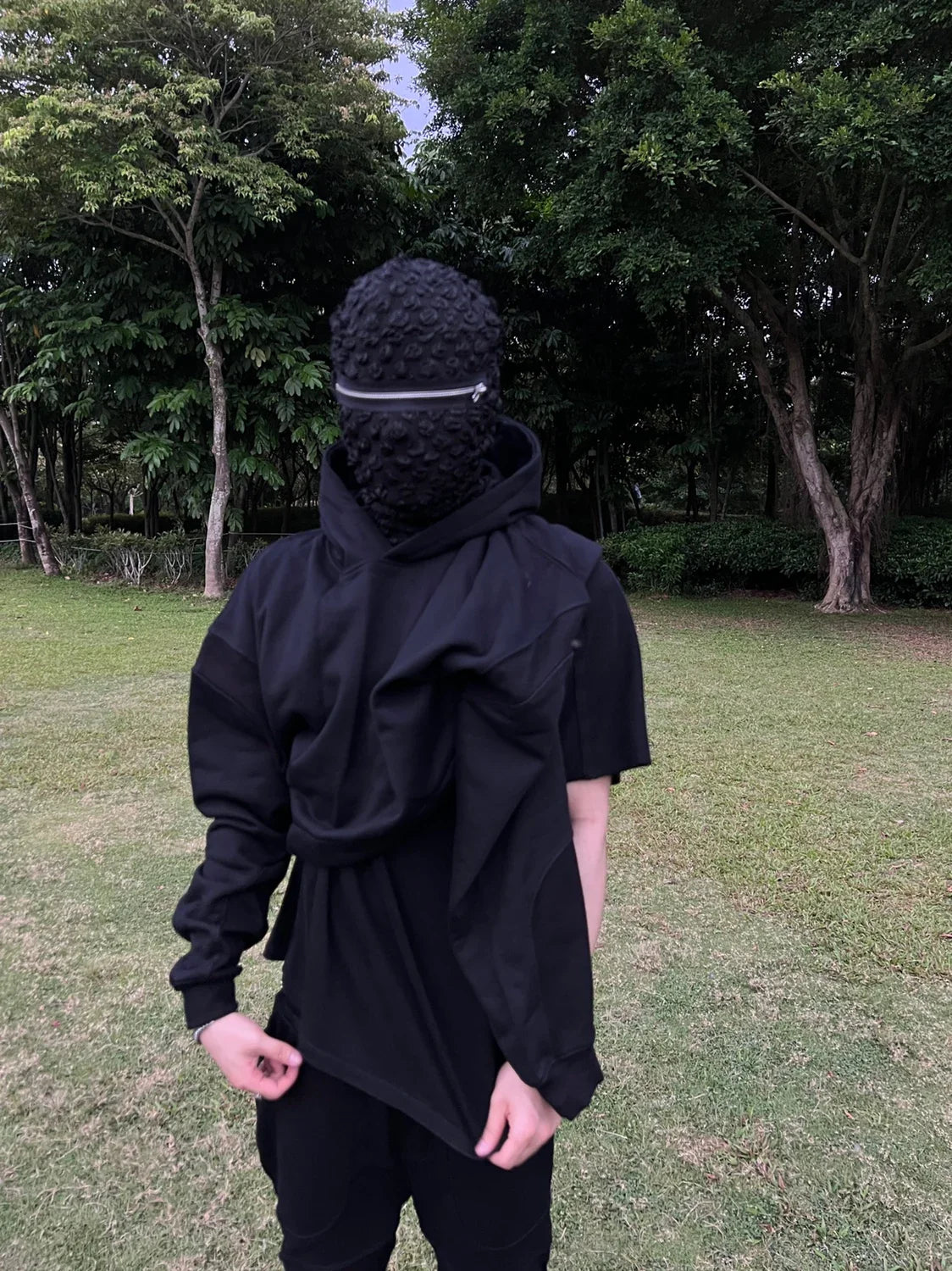 Full Face Mask Zipper Style Monkey Cap