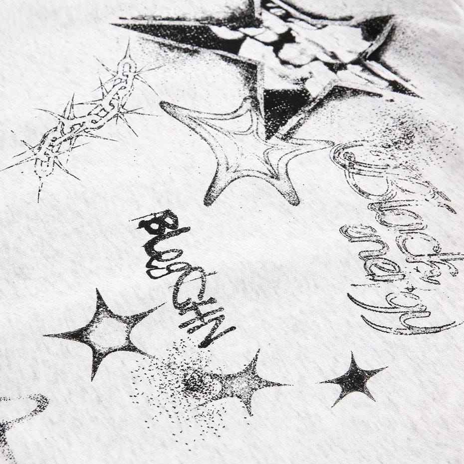 Zip Up Hoodie Bold Graffiti