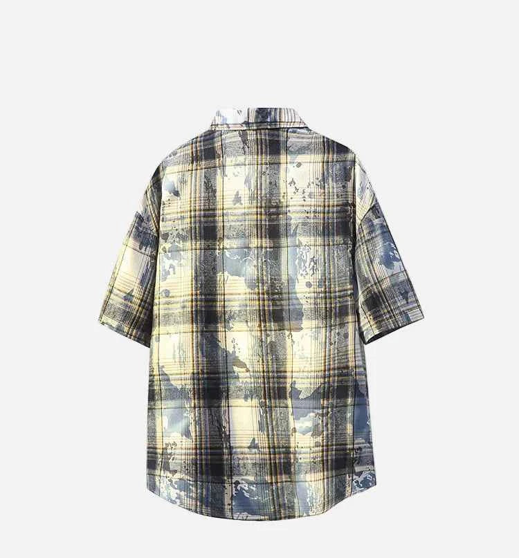 Streetwear Vibrant Tie Dye Short Sleeve Shirt