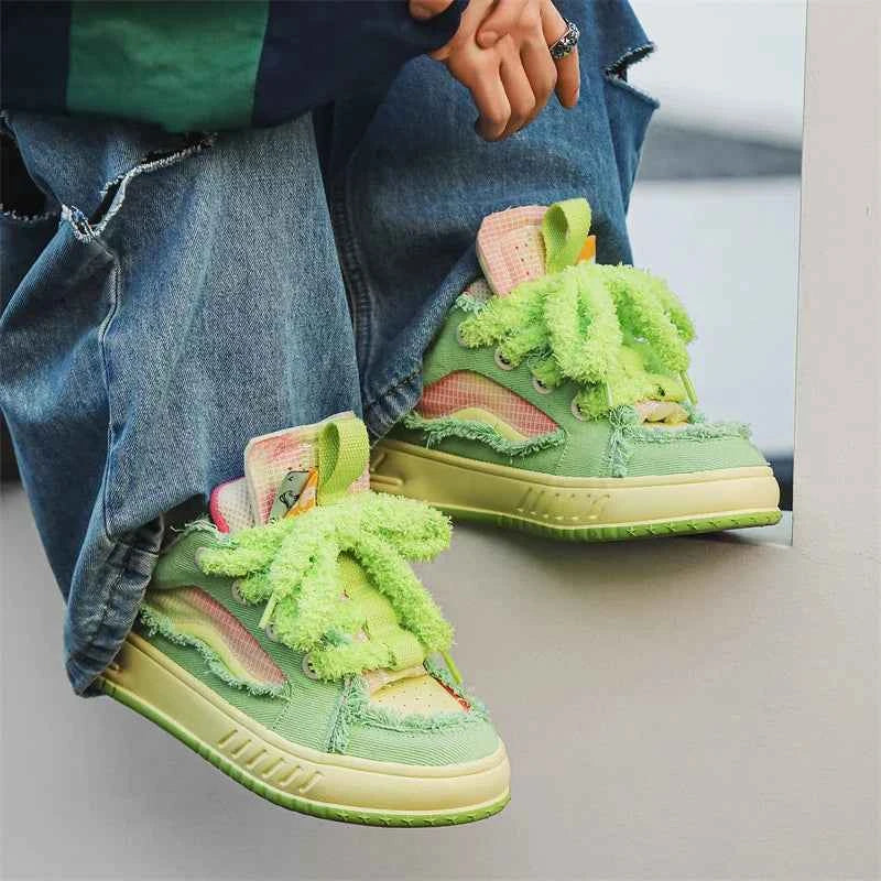 Personalized Street Style Vulcanized Platform Sneaker