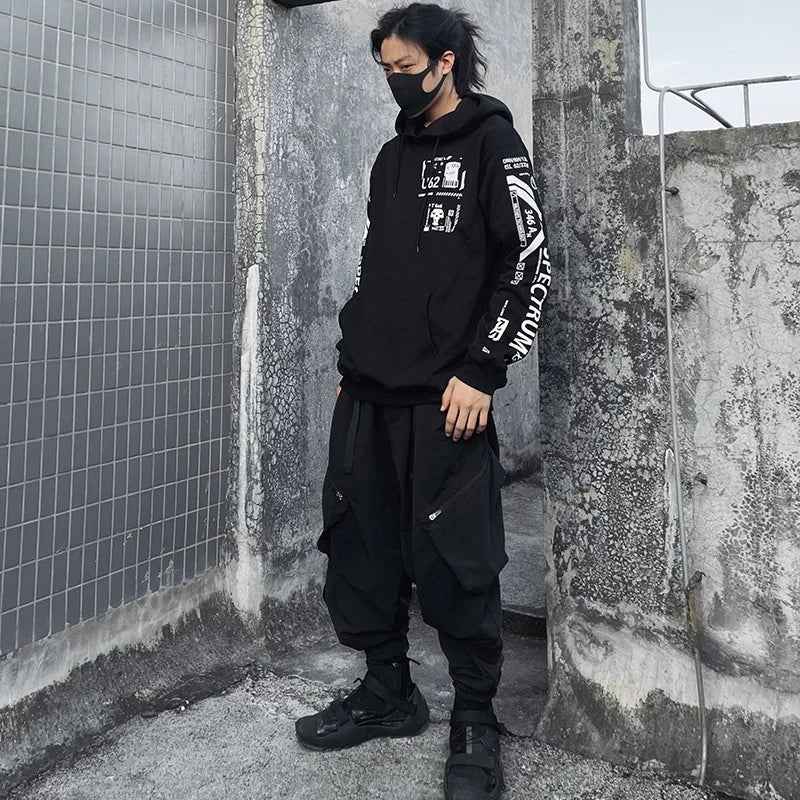 Dragon Printed High Street Tactical Hoodie