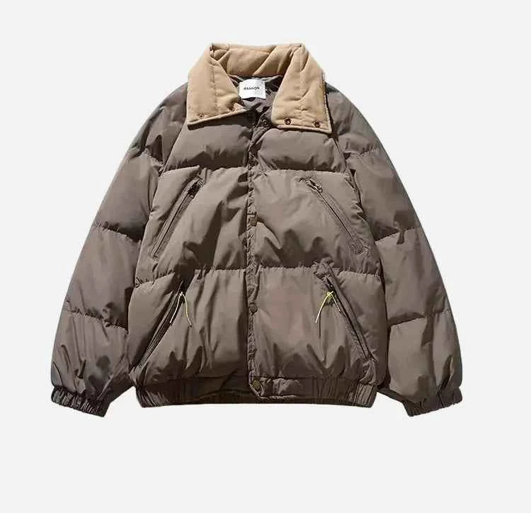 Premium Stand Collar Oversized Puffer Jacket