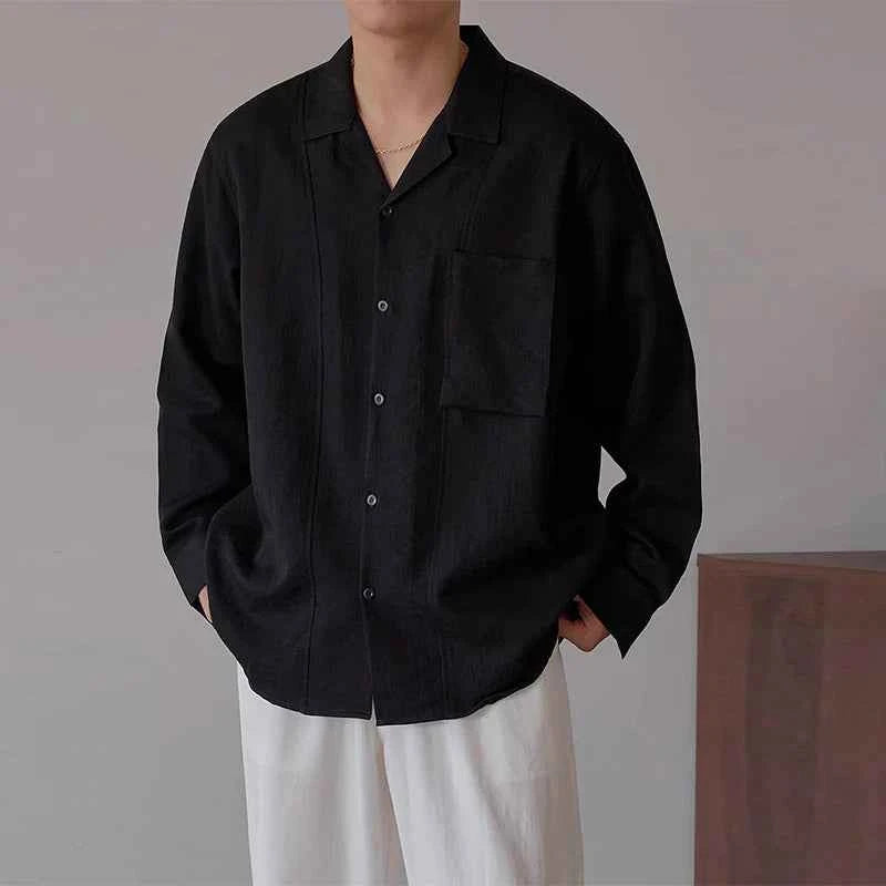 Classic Luxury Striped Long Sleeve Business Shirt