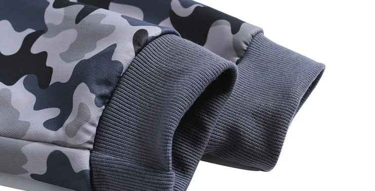Camouflage Cat Ear Hooded High-End Sweatshirt