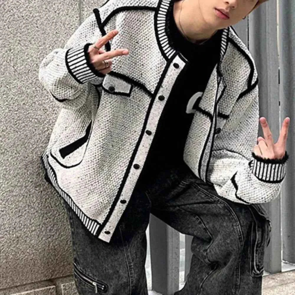 Lightweight French Retro Knitted Cardigan