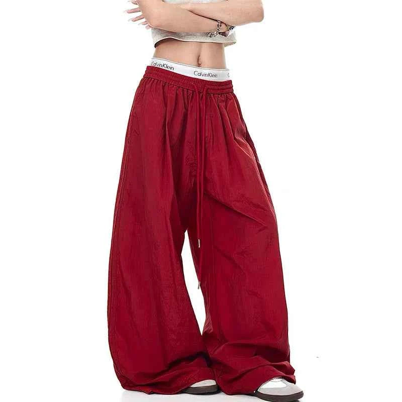 Cozy Oversized Goth Parachute Dance Wide Leg Jogger