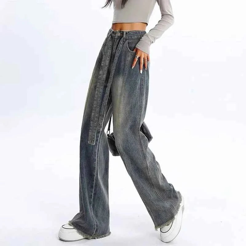 Signature 2000s Style Baggy Wide Leg Jeans