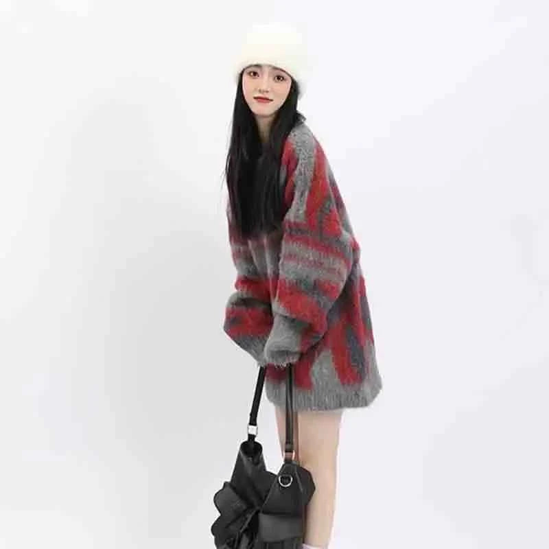 Oversized Mohair Autumn Winter Knit Sweater