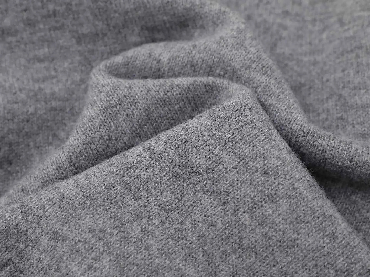 Breathable V-Neck Cable Knit Sweater