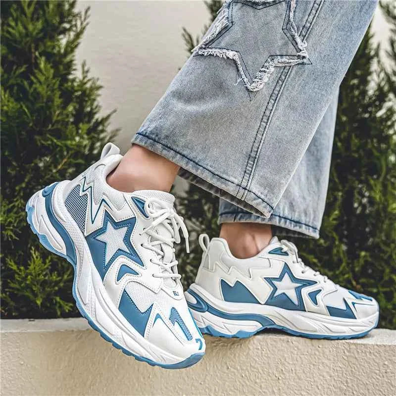 Vintage Stars Platform Sneakers