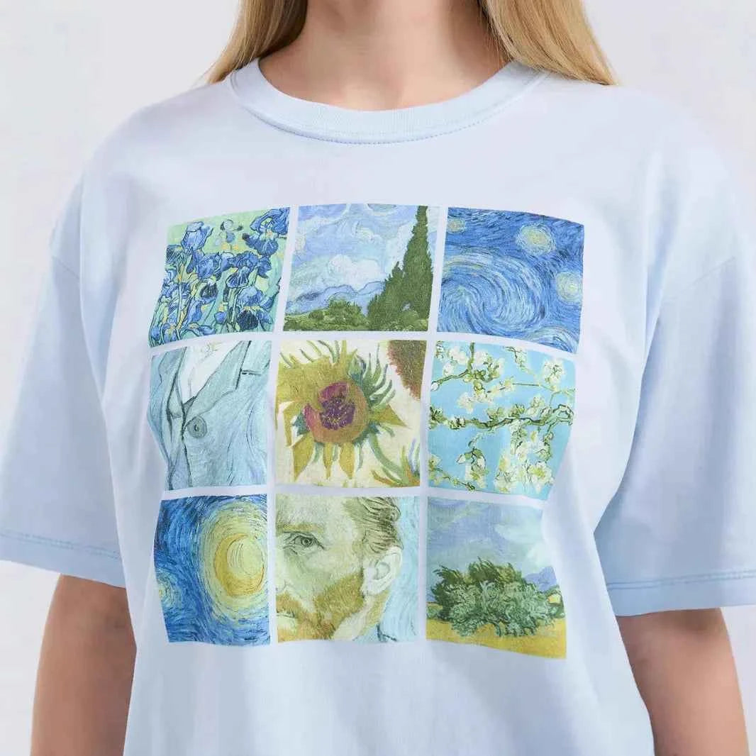 Fresh American Y2K Printed Graphics T-Shirt