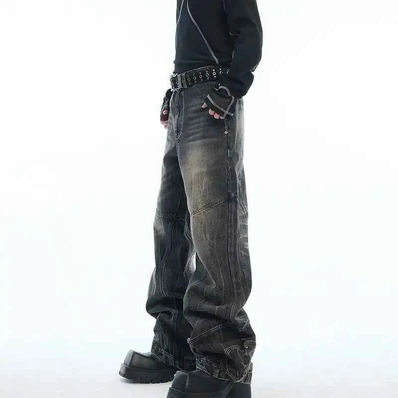 Wardrobe Staple Wornout Washed Bell Casual Jeans