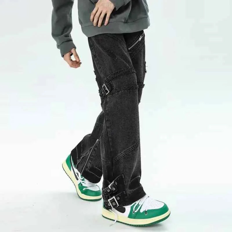 Work & Play Baggy Stacked Punk Jeans