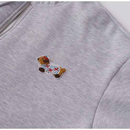Velvet Embroidered Sweatshirt