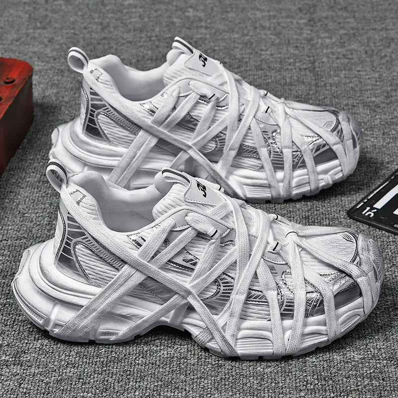 Streetwear Punk Lace Up Vulc Sneakers
