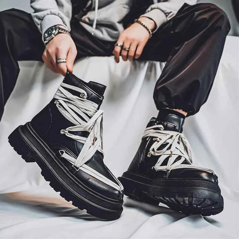 High Quality Personalized Strap Ankle Boots