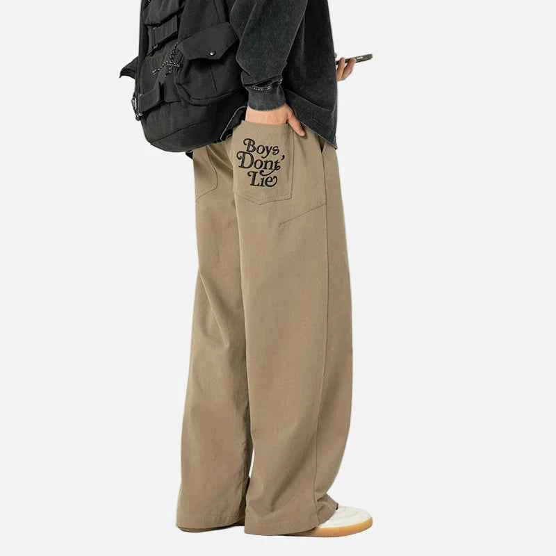 Y2K Vintage Loose Straight Leg Casual Pants