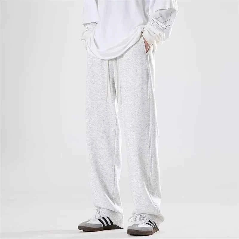 Streetwear Vintage Drape Baggy Pant Fleece Sweatpants