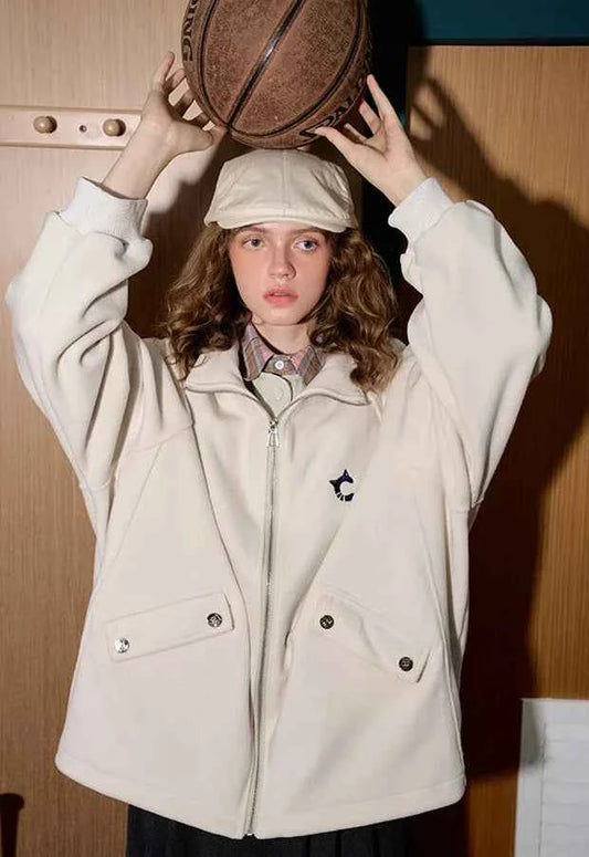 Women American Lazy Style Oversized Spring Jacket