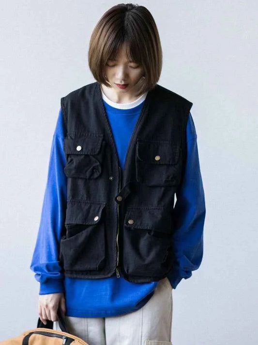 Cozy Retro Sleeveless Daily Wear Vest