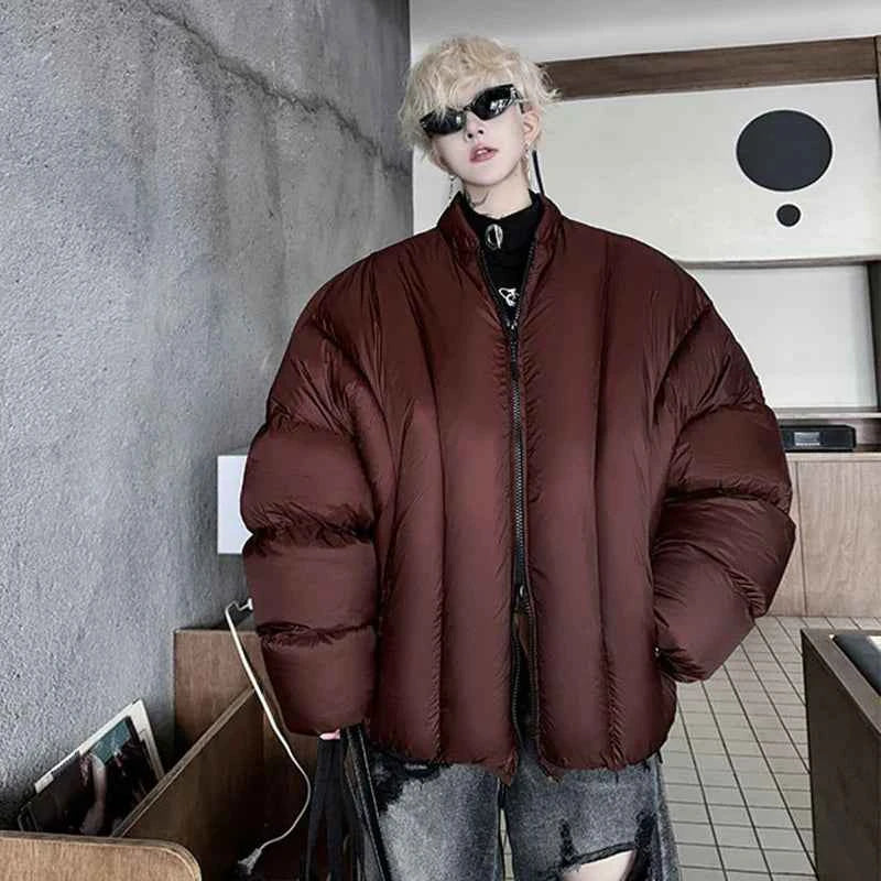 Men Thickened Cotton Padded Winter Jacket