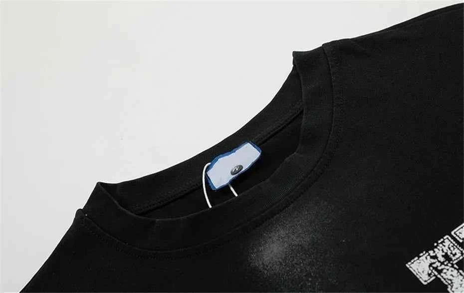 Streetwear Y2K Oversized Hip Hop Letter T-Shirt