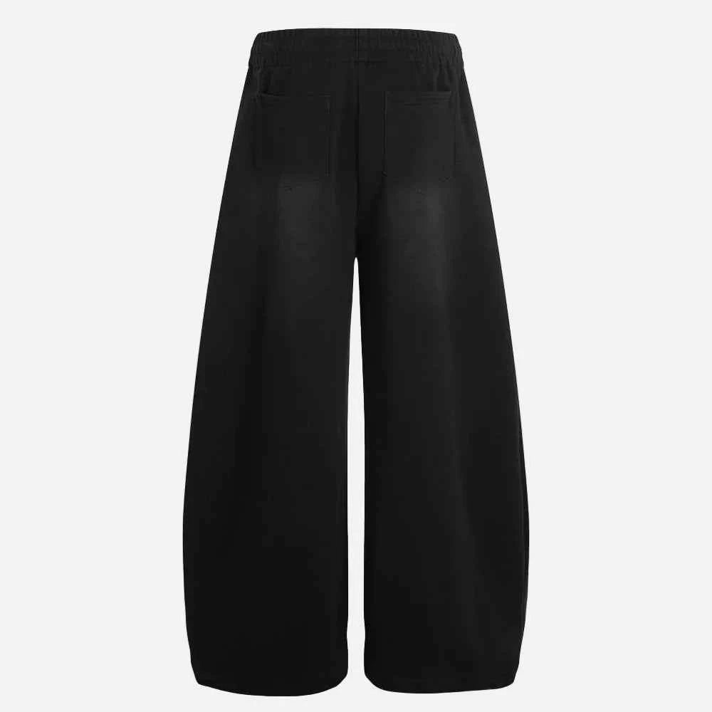 Chic High Street Letter Print Drawstring Sweatpants