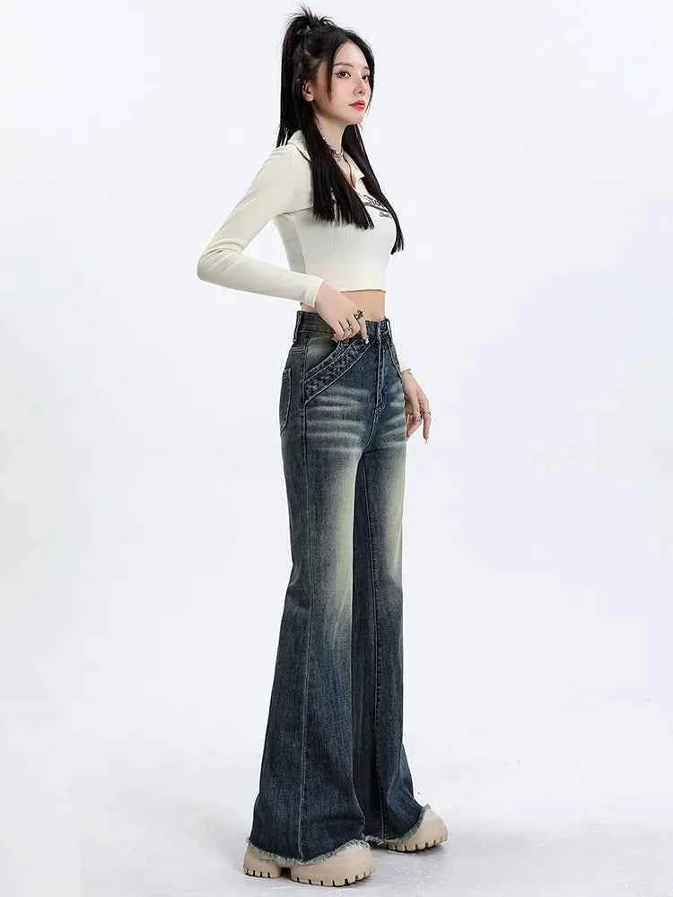 Slimming High Waist Blue Skinny Jeans