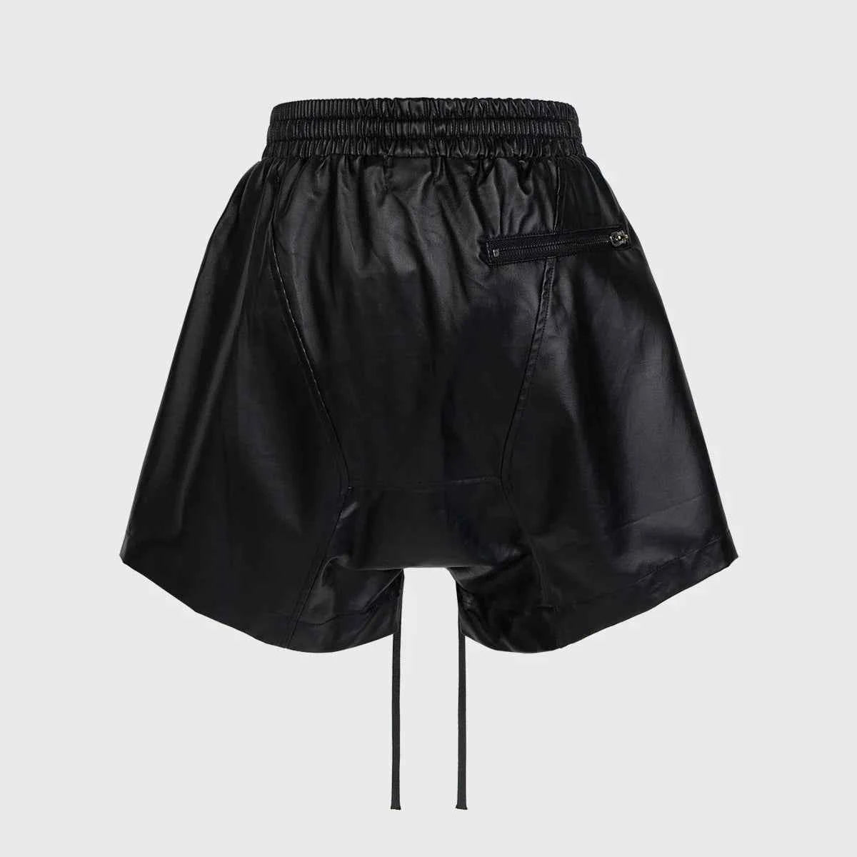 Y2K Gothic Punk Drawstring Black Short