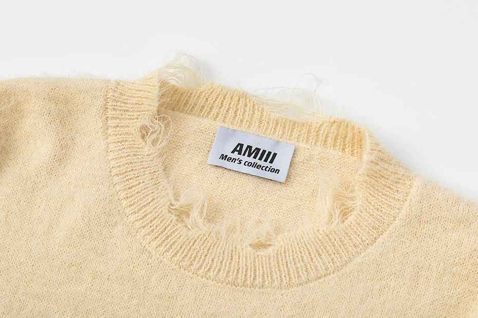 Women Chic Oversized Cat Graphic Knit Sweater