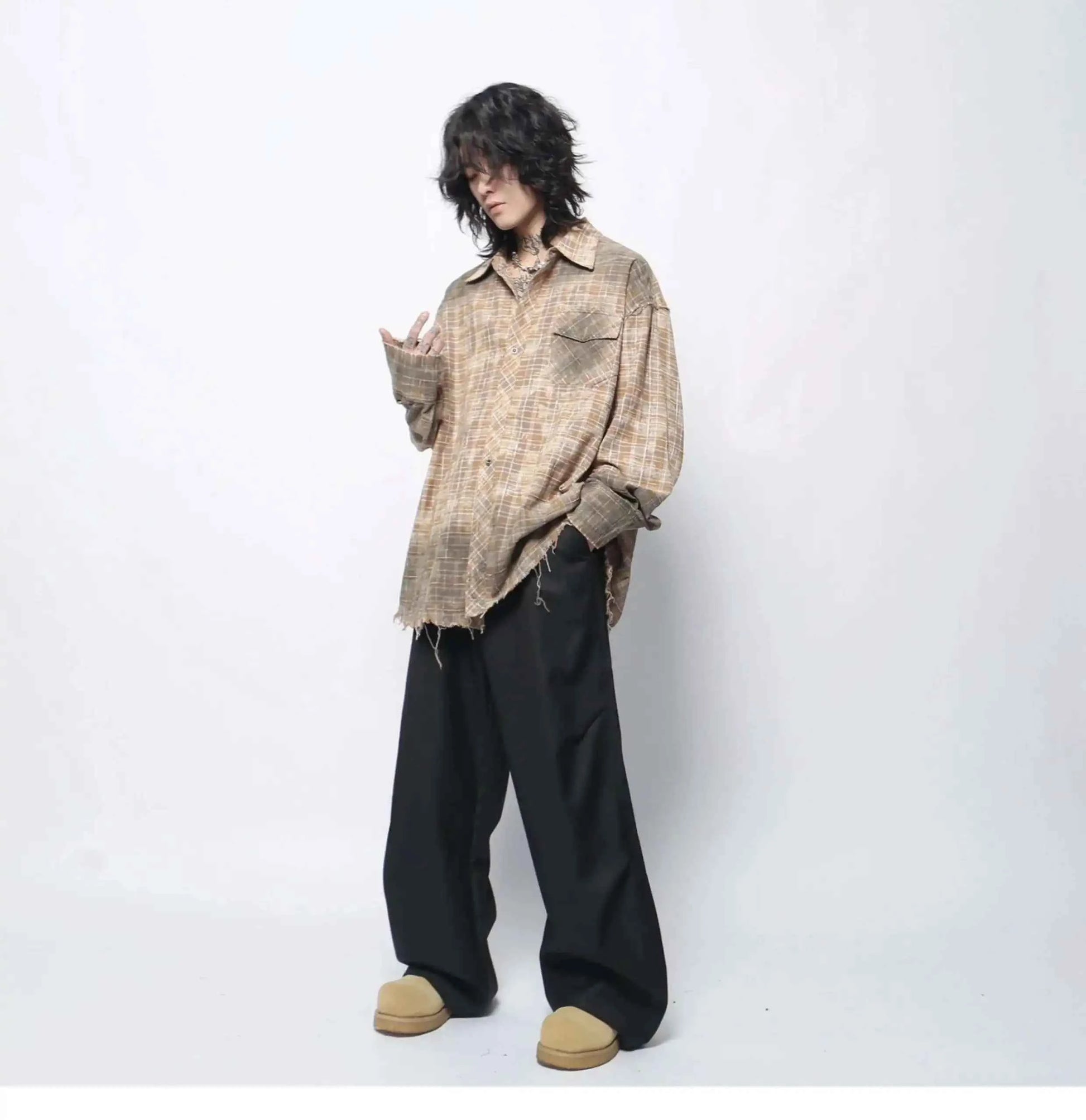 American Style Gradient Washed High Street Shirt