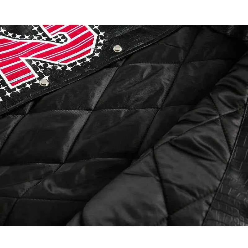 Winter Streetwear Thick Patchwork Varsity Leater Jacket