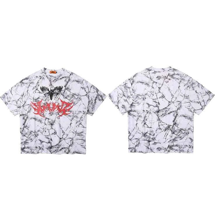 Y2K Streetwear Dark Oversize Hip Hop T-Shirt