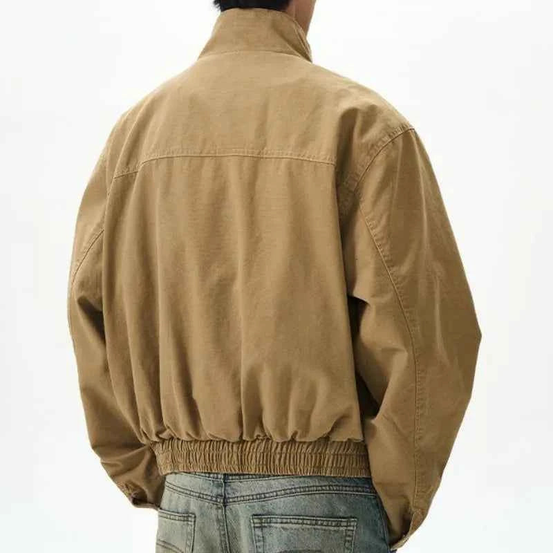 Casual Retro Tough Guy Workwear Jacket