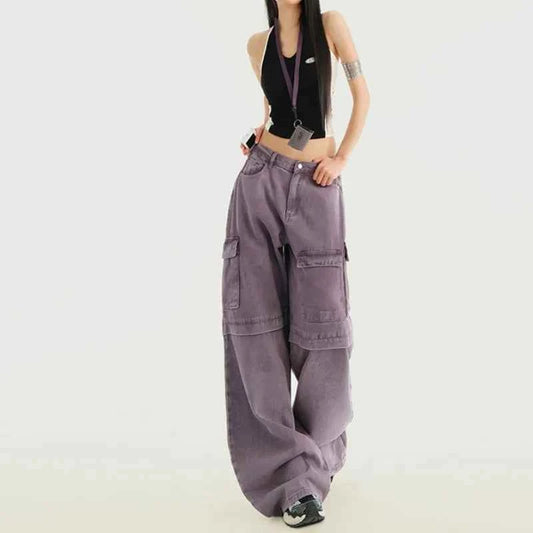 Retro Loose Fit High Waist Jeans