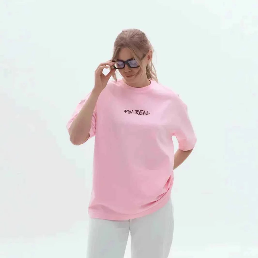 Sweet Russian Style Retro Heart Letter T-Shirt