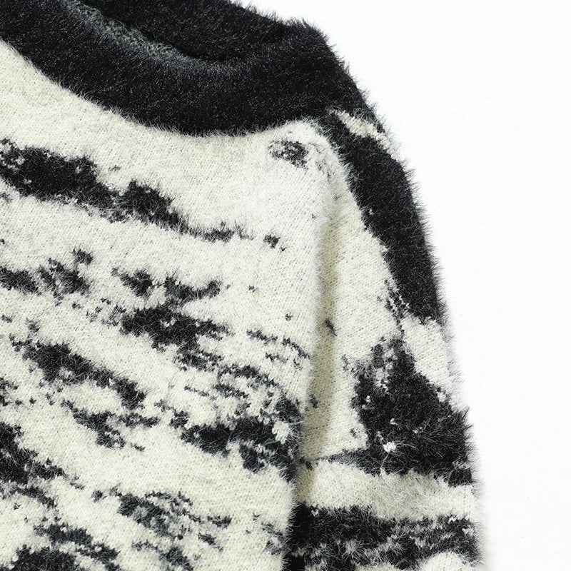 Winter Flexible Geometric Pattern Sweater
