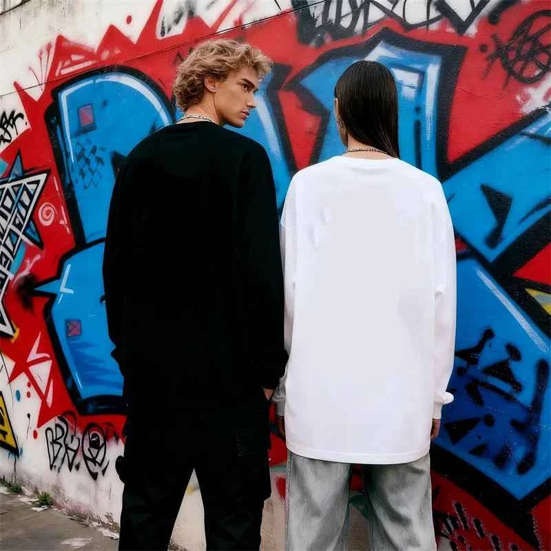 Y2K Streetwear Hip Hop Long Sleeve T-Shirt